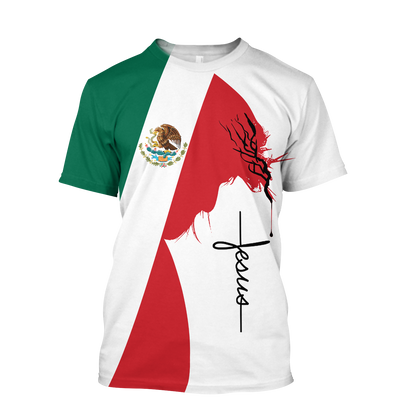 Mexico Jesus 3D All Over Printed Unisex Hoodie