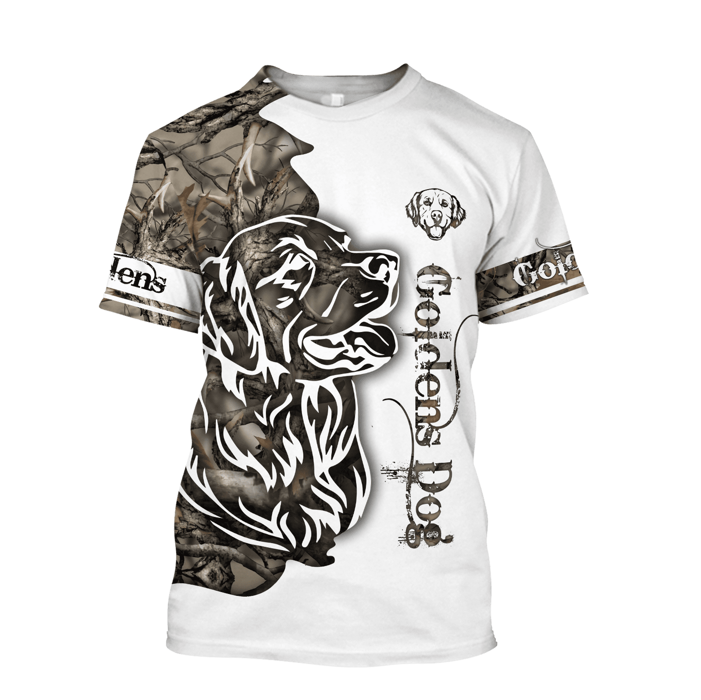 Goldens Dog 3D All Over Printed shirt & short for men and women PL