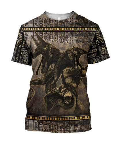 Anubis Ancient Egypt 3D All Over Printed Hoodie Clothes JJ120301-Apparel-MP-T-Shirt-S-Vibe Cosy™