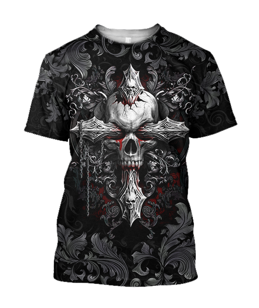 Beautiful Skull By ML-Apparel-ML-T-Shirt-S-Vibe Cosy™