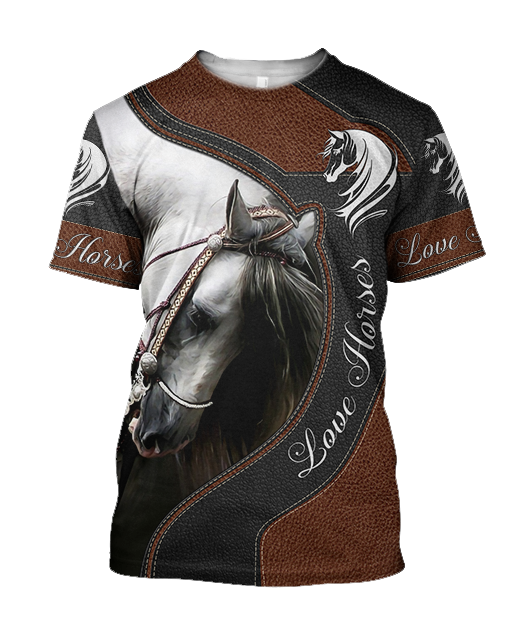 Love Beautiful Horse 3D All Over Printed Shirts JJ15052002-Apparel-MP-T-Shirt-S-Vibe Cosy™