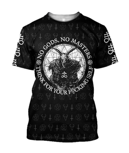 Satanic Tribal 3D All Over Printed Hoodie JJ09062003-Apparel-MP-T shirt-S-Vibe Cosy™