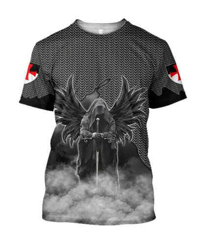 Knight 3D All Over Printed Shirts JJW08072002-Apparel-MP-T-Shirt-S-Vibe Cosy™