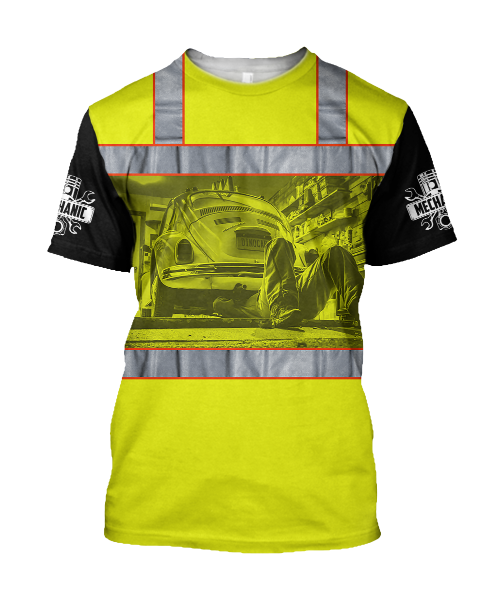 Mechanic 3D All Over Printed Hoodie For Men and Women JJW10102004