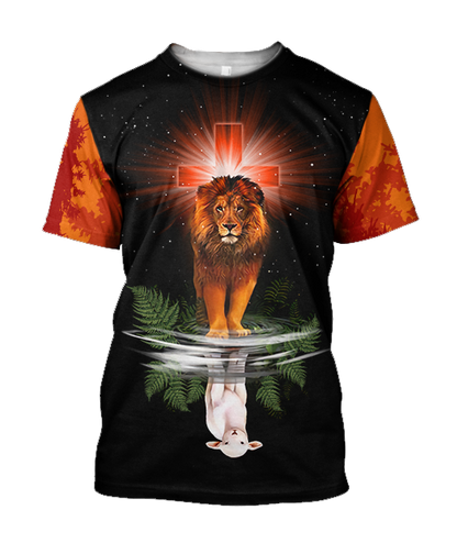 My God 3D All Over Printed Shirts For Men and Women TA041402-Apparel-TA-T-Shirts-S-Vibe Cosy™