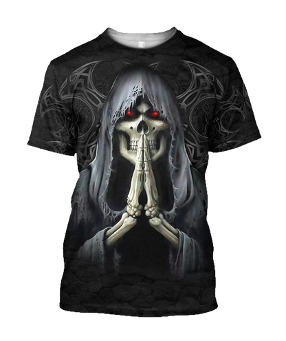 May Guy Skull 3D All Over Printed Unisex Hoodie