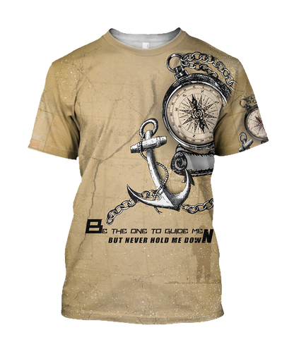 Reckless and Brave Be the one to guide me 3D shirts for men and women