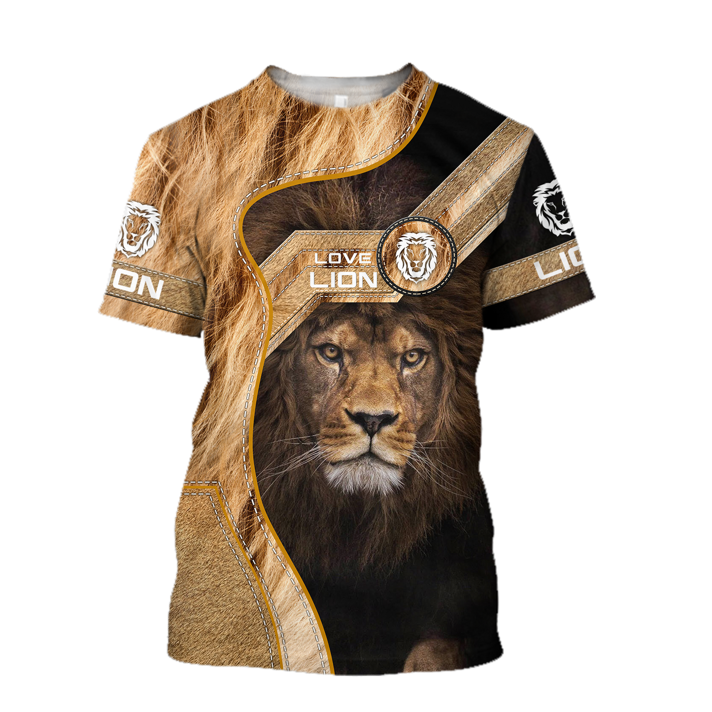 Love Lion 3D all over printed shirts for men and women TR1106201-Apparel-Huyencass-T-Shirt-S-Vibe Cosy™