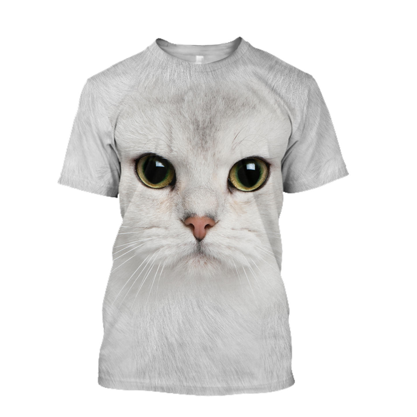 White Cat face hair premium hoodie sweatshirt cover