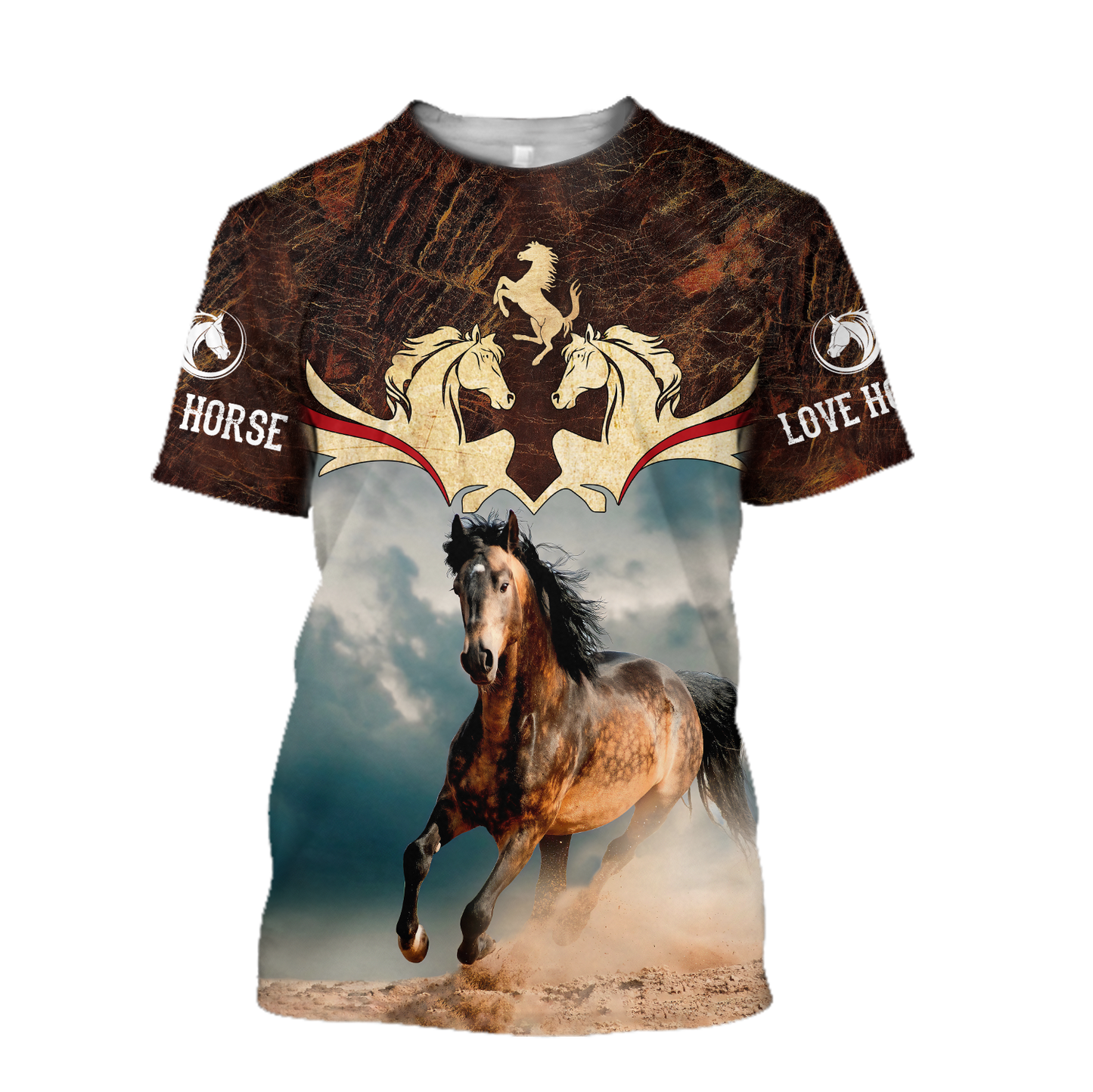 Love Horse 3D All Over Printed Shirts  Hoodie MP09082001