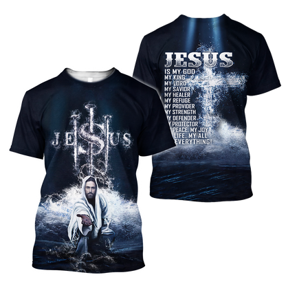 3D All Over Printed Shirts For Men and Women Easter Jesus Pi190501S1-Apparel-TA-T-Shirts-S-Vibe Cosy™