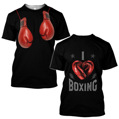 Boxing 3D All Over Printed Unisex Shirt