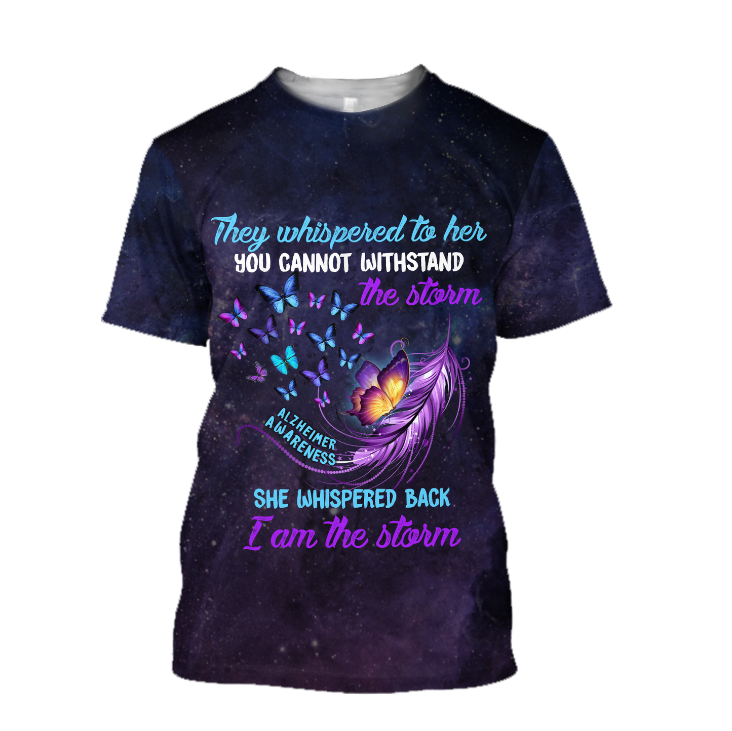 Alzheimer awareness 3D All Over Printed Shirts For Men and Women TR1509201