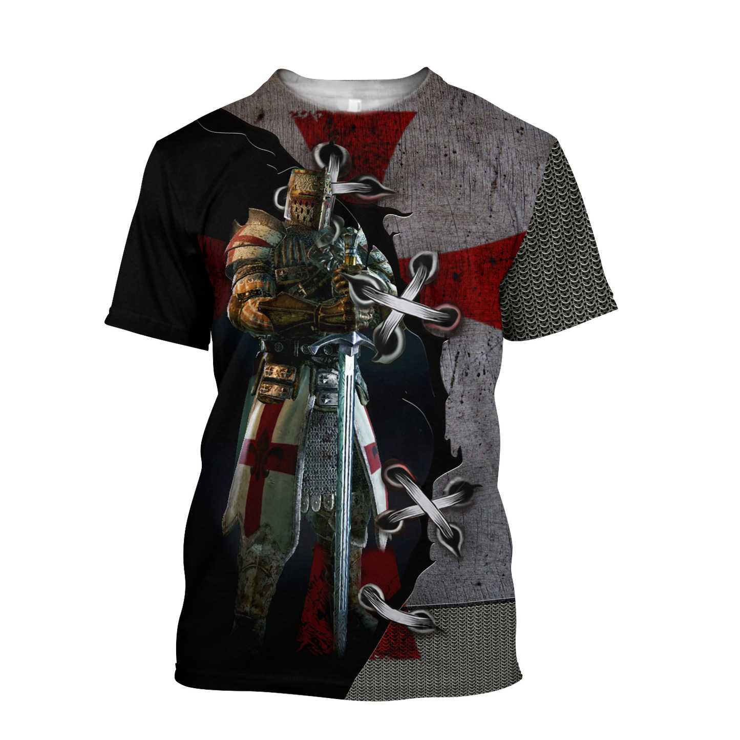 Premium Knight Templar All Over Printed Shirts For Men And Women MEI