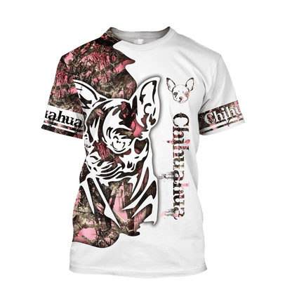 Chihuahua Dog 3D All Over Printed shirt & short for men and women PL