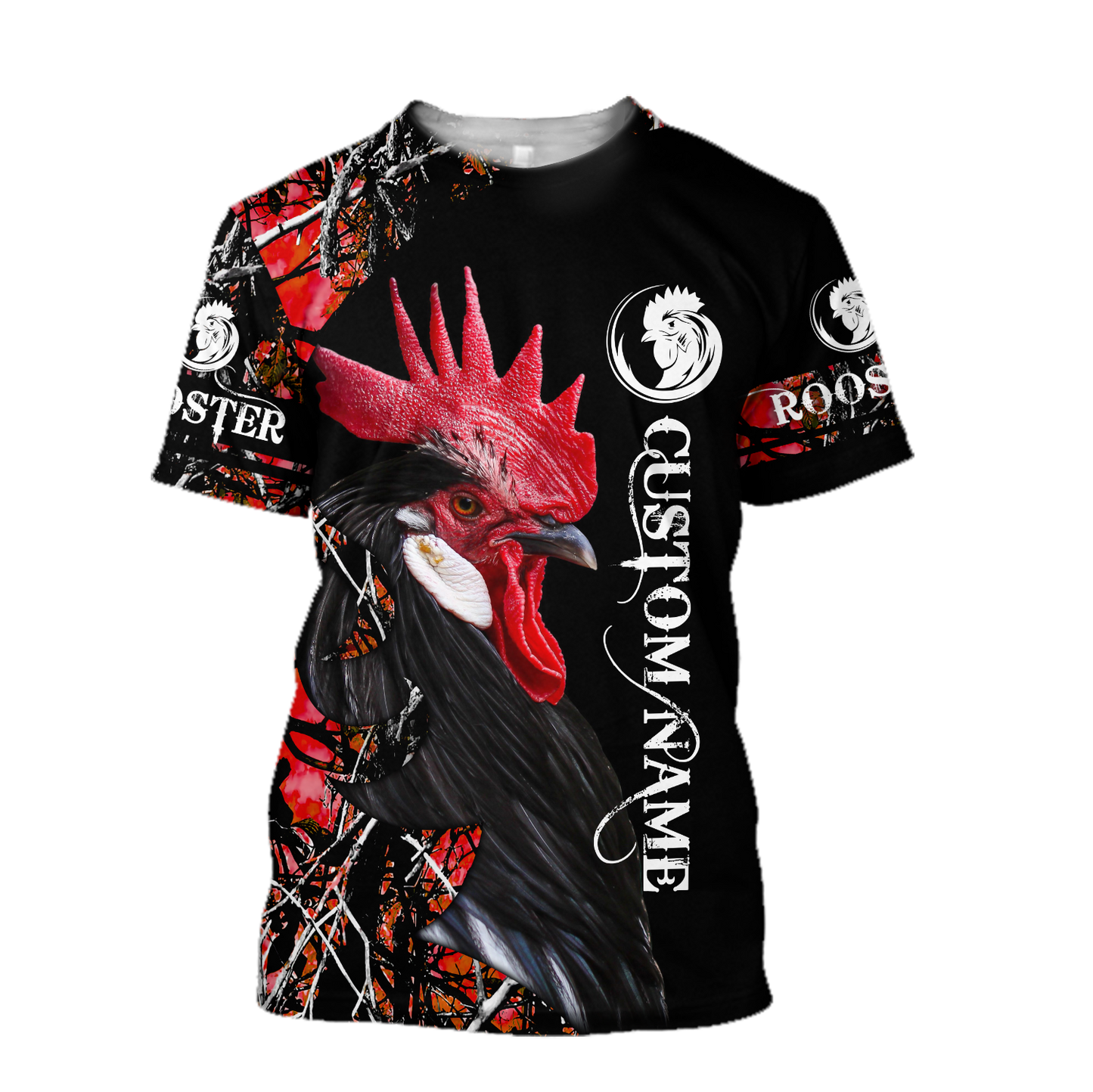 King Rooster Customize 3D All Over Printed Unisex Hoodie ML