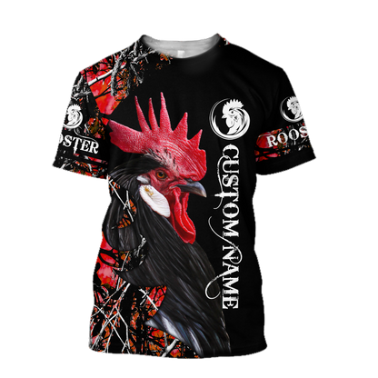 King Rooster Customize 3D All Over Printed Unisex Hoodie ML