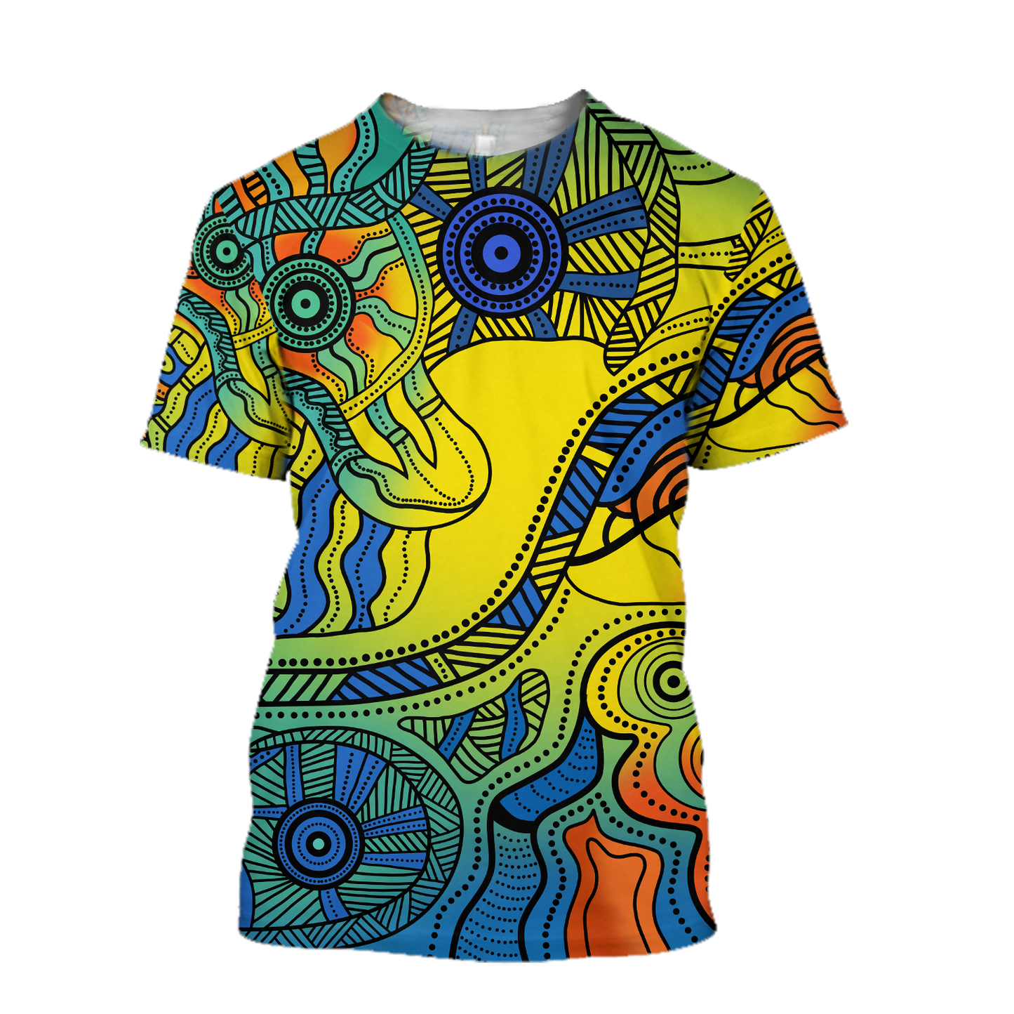 Aboriginal Indigenous Dot Painting Art Shirt For Men And Women
