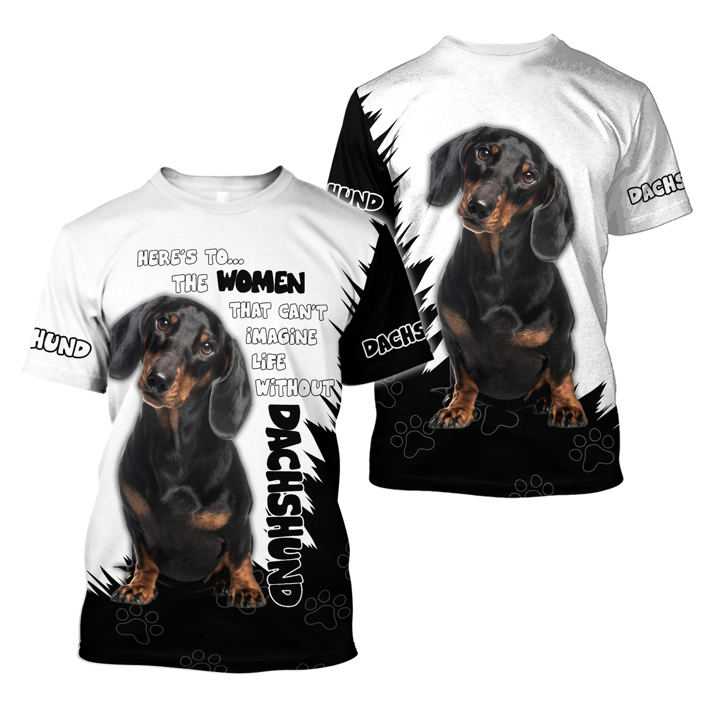 Dachshund Dog Lover 3D Full Printed Shirt For Men And Women Pi281209-Apparel-MP-T-Shirt-S-Vibe Cosy™
