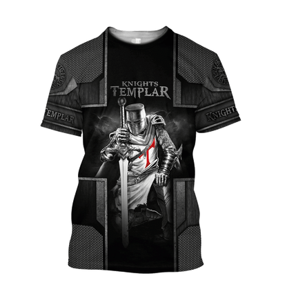 Premium Knight Templar All Over Printed Shirts For Men And Women MEI