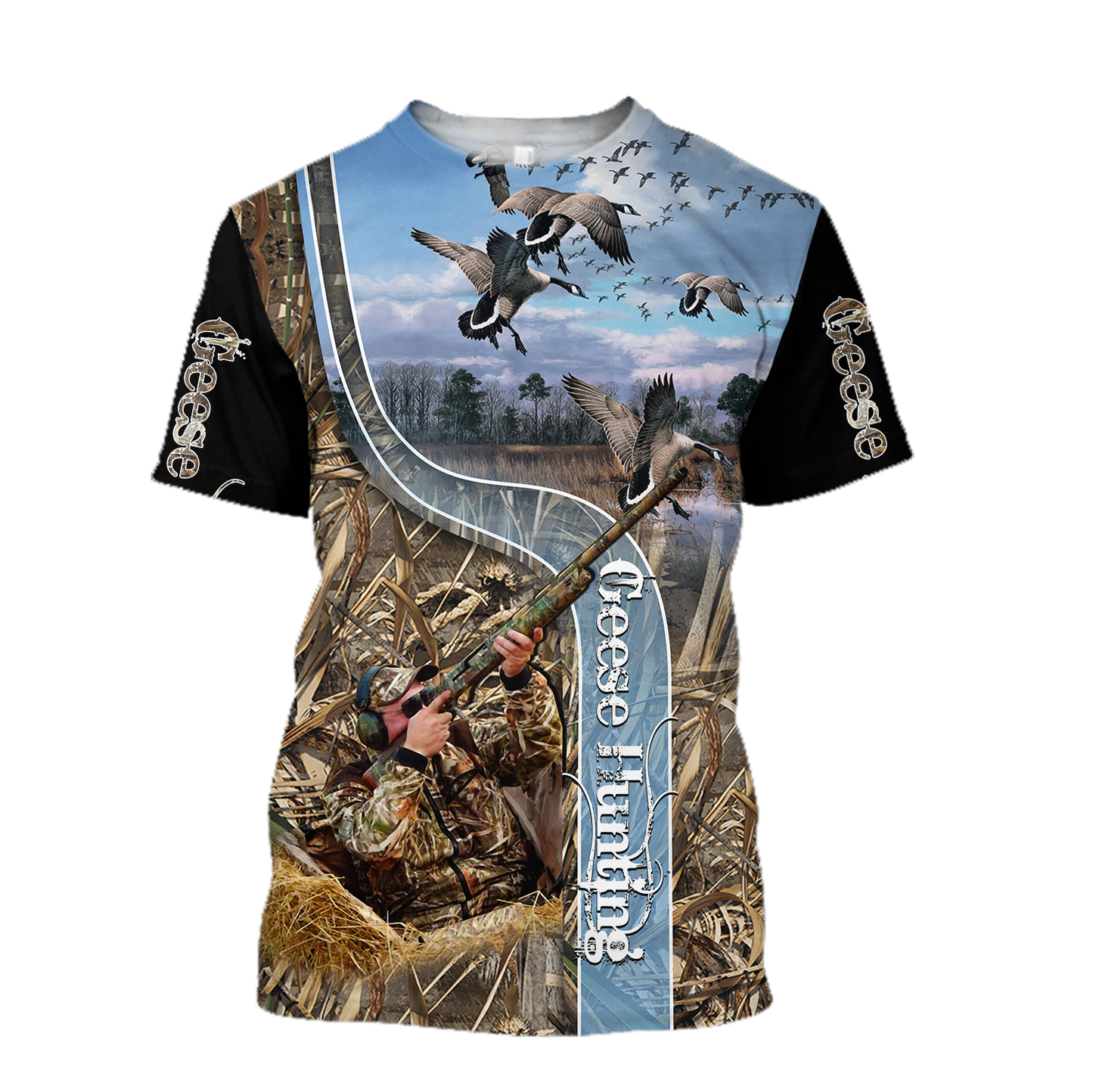 Goose Hunting Hoodie-Apparel-HP Arts-T-Shirt-S-Vibe Cosy™