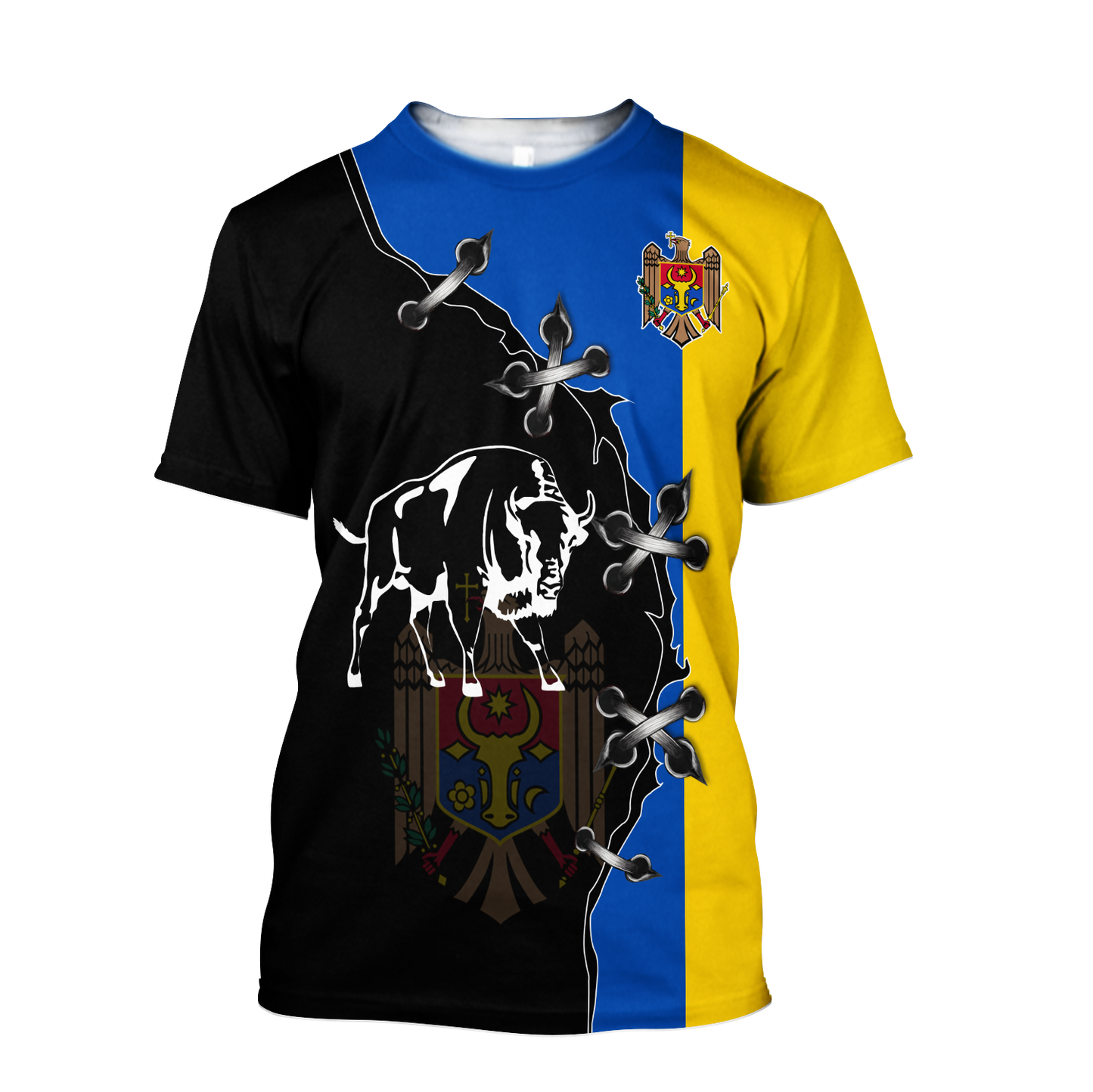Moldova Aurochs 3D All Over Printed Hoodie Shirt Limited by SUN HAC230603-Apparel-SUN-T-Shirt-S-Vibe Cosy™