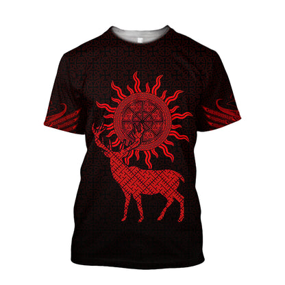 Slavic Deer 3D All Over Printed Shirts For Men & Women NTN08062001