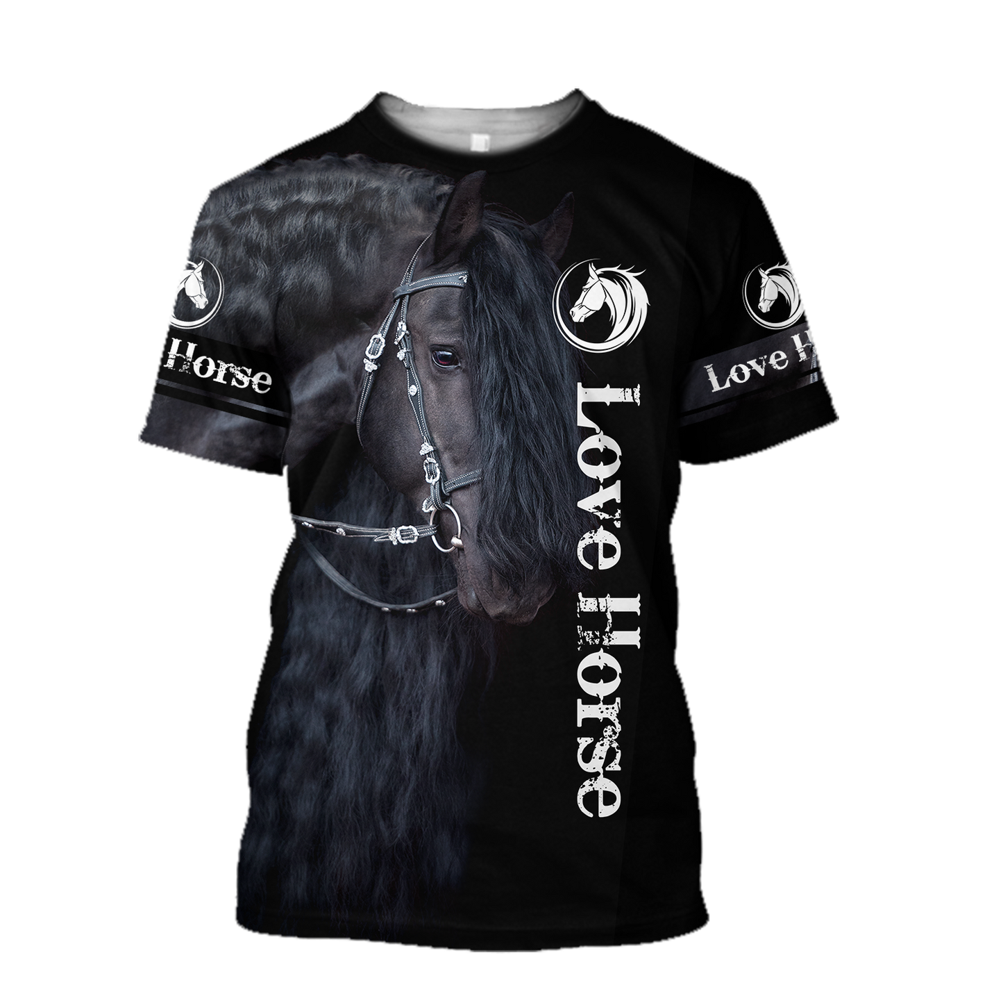 Beautiful Horse 3D All Over Printed Shirts For Men And Women TR2105202S-Apparel-MP-T-Shirt-S-Vibe Cosy™