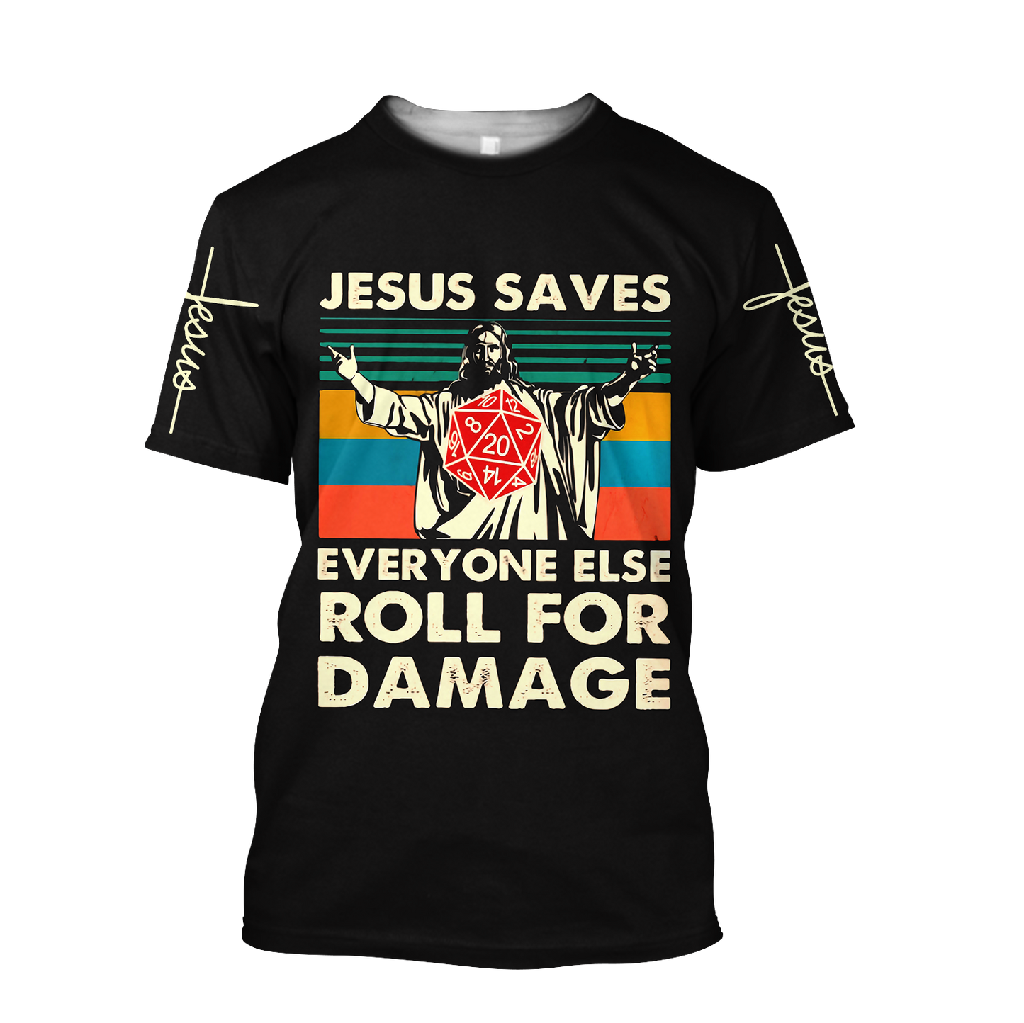 Jesus saves 3d hoodie shirt for men and women HG HAC040101-Apparel-HG-T-shirt-S-Vibe Cosy™