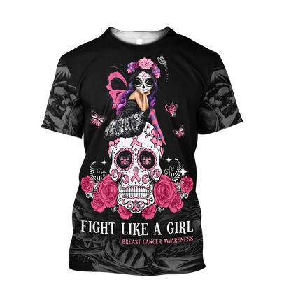 Breast cancer 3d hoodie shirt for men and women HG HAC160304-Apparel-HG-T-shirt-S-Vibe Cosy™