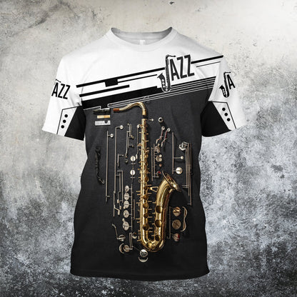 Saxophon music 3d hoodie full for men and women HG HAC21202-Apparel-HG-T-shirt-S-Vibe Cosy™
