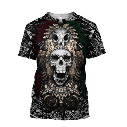 Aztec Skull By ML-Apparel-ML-T-Shirt-S-Vibe Cosy™