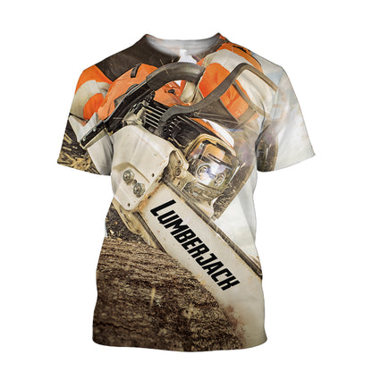 All Over Printed Lumberjack Chainsaw Hoodie NTN09122001-MEI