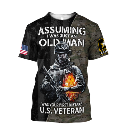 All Over Printed U.S. Army Veteran HAC310802-MEI