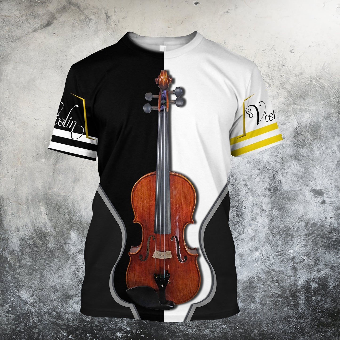 Violin music 3d hoodie full HG HAC281102-Apparel-HG-T-shirt-S-Vibe Cosy™
