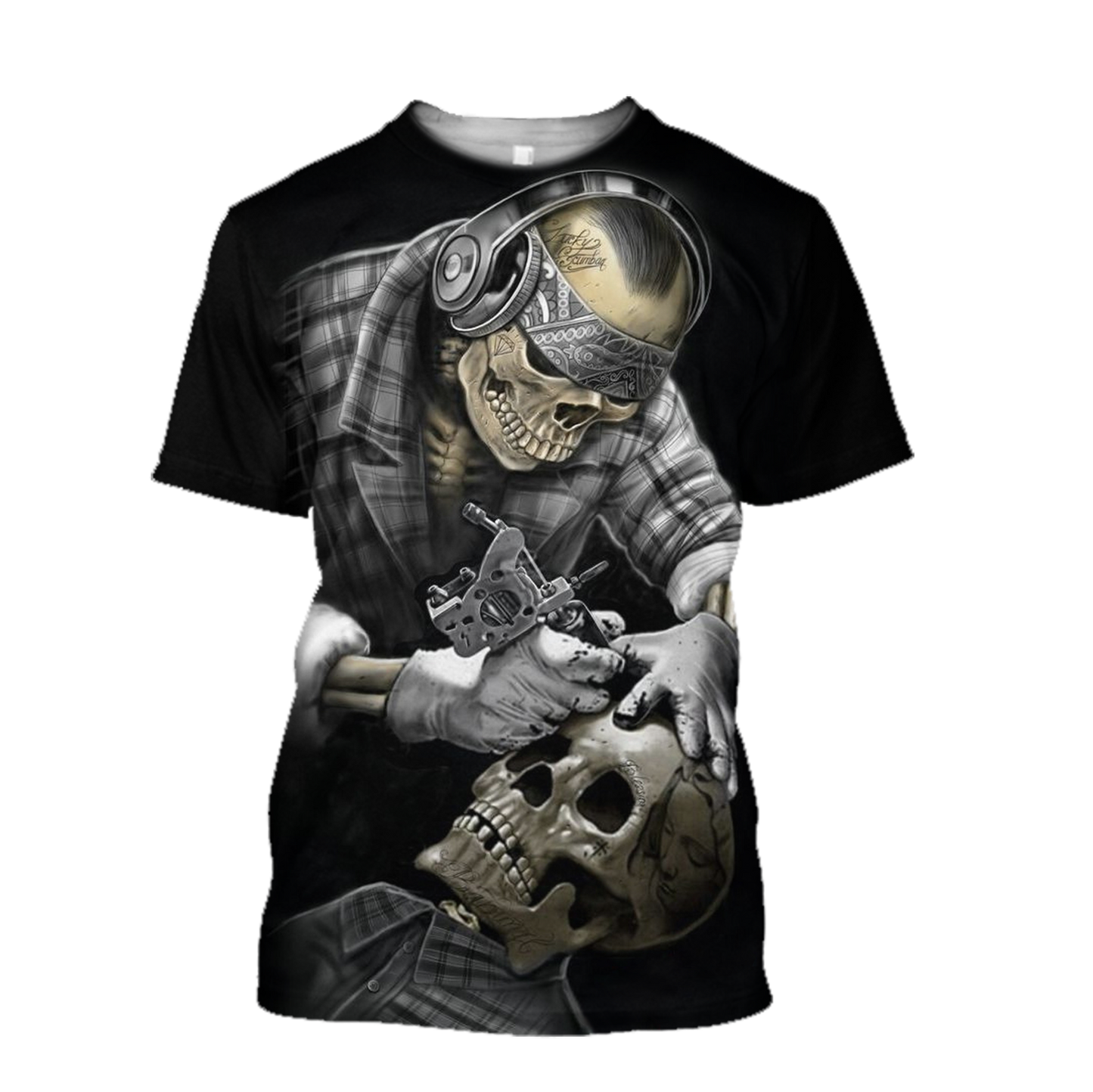Tattoo Is My Life And Skull Is My Love PL213-Apparel-PL8386-T- Shirt-S-Vibe Cosy™