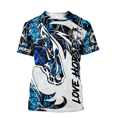 Beautiful Horse 3D All Over Printed shirt for Men and Women Pi060102-Apparel-NNK-Hoodie-S-Vibe Cosy™
