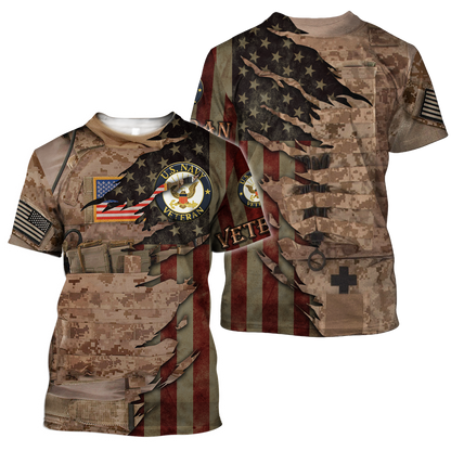 Proud to be United States Navy SEALs Veteran 3D All Over Printed Shirts For Men and Women HAC210803