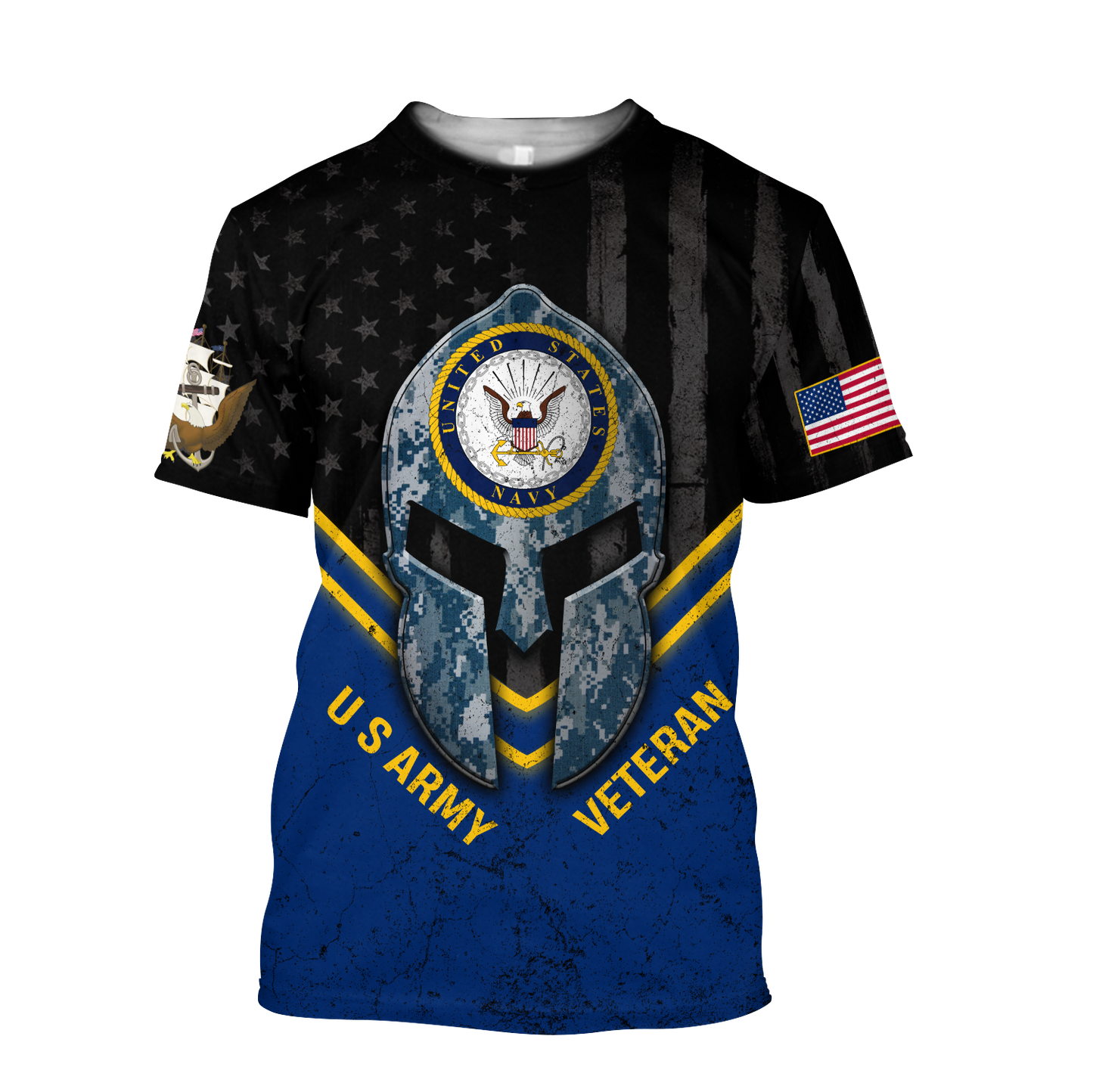 Spartan Soldier US Navy 3D All Over Printed Shirt Hoodie Pi20082002
