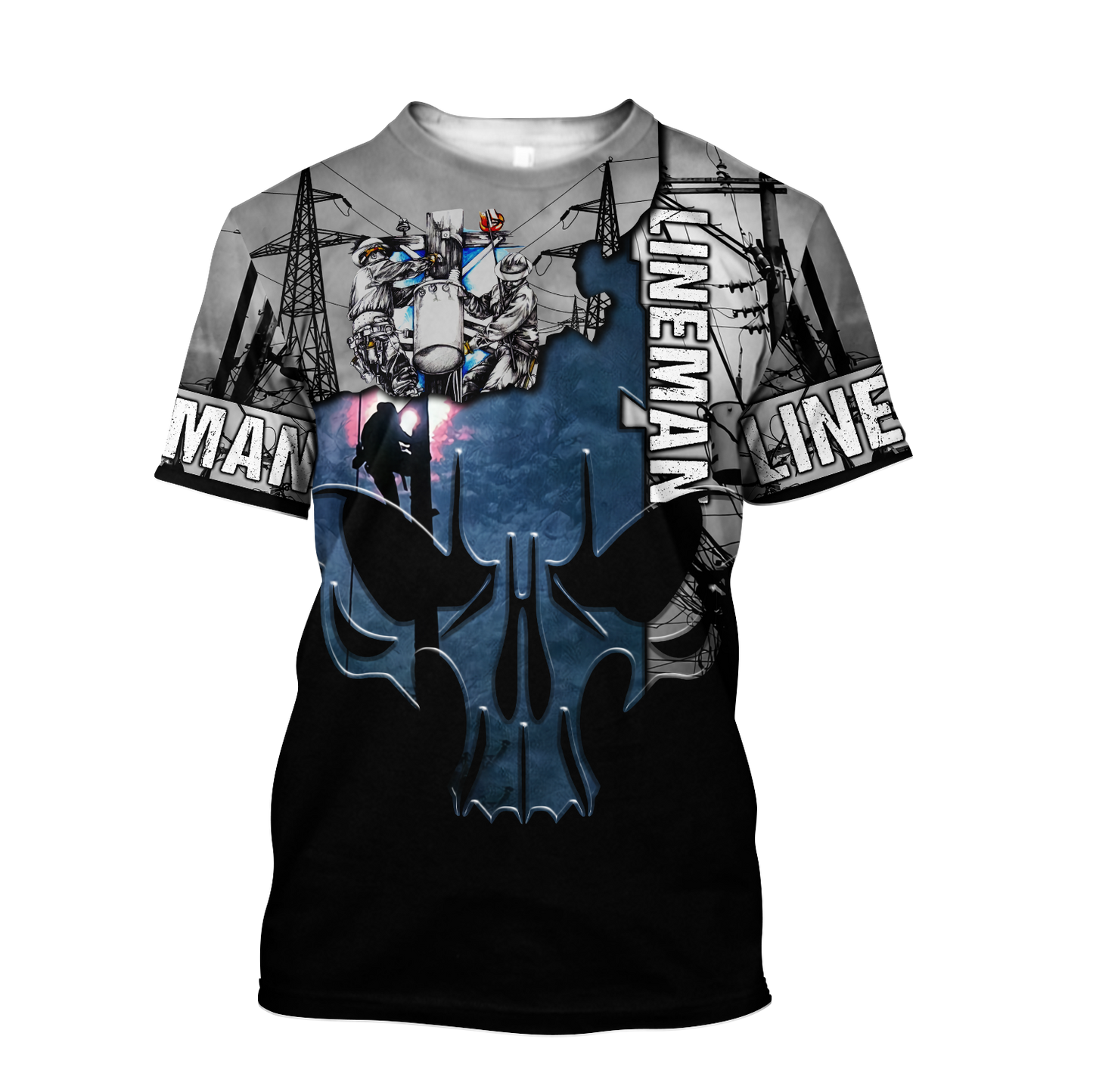 Lineman 3D All Over Printed Hoodie HAC230901