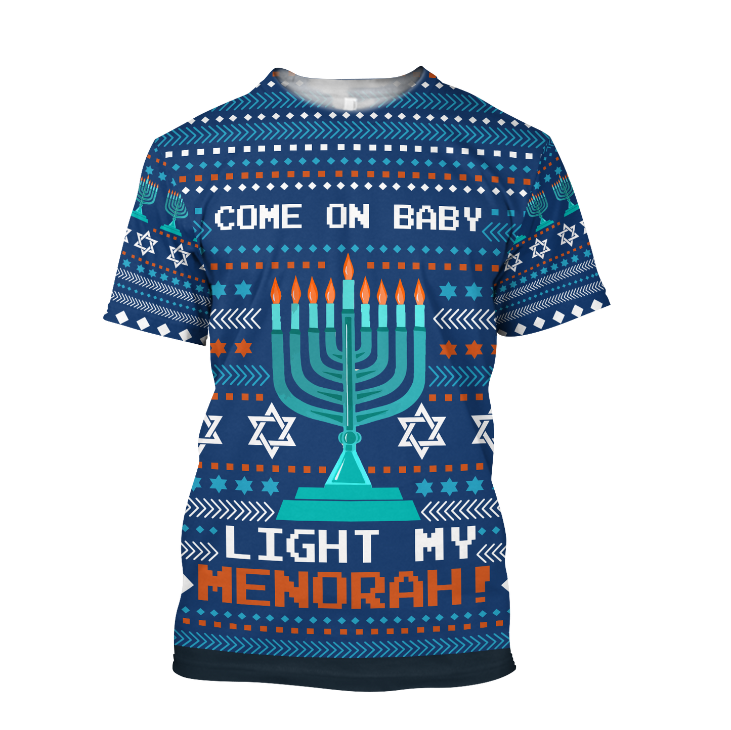 Come On Baby Light My Menorah Hanukkah Hoodie MEI