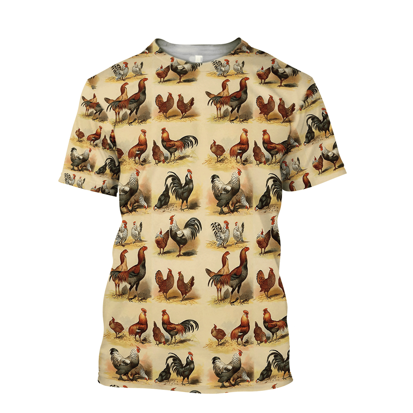 Premium Rooster 3D All Over Printed Unisex Shirts