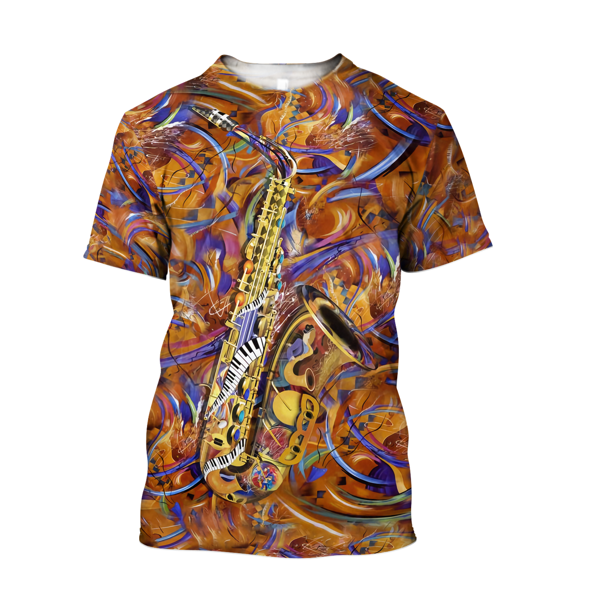Saxophone music 3d hoodie shirt for men and women HG1144-Apparel-HG-T-shirt-S-Vibe Cosy™