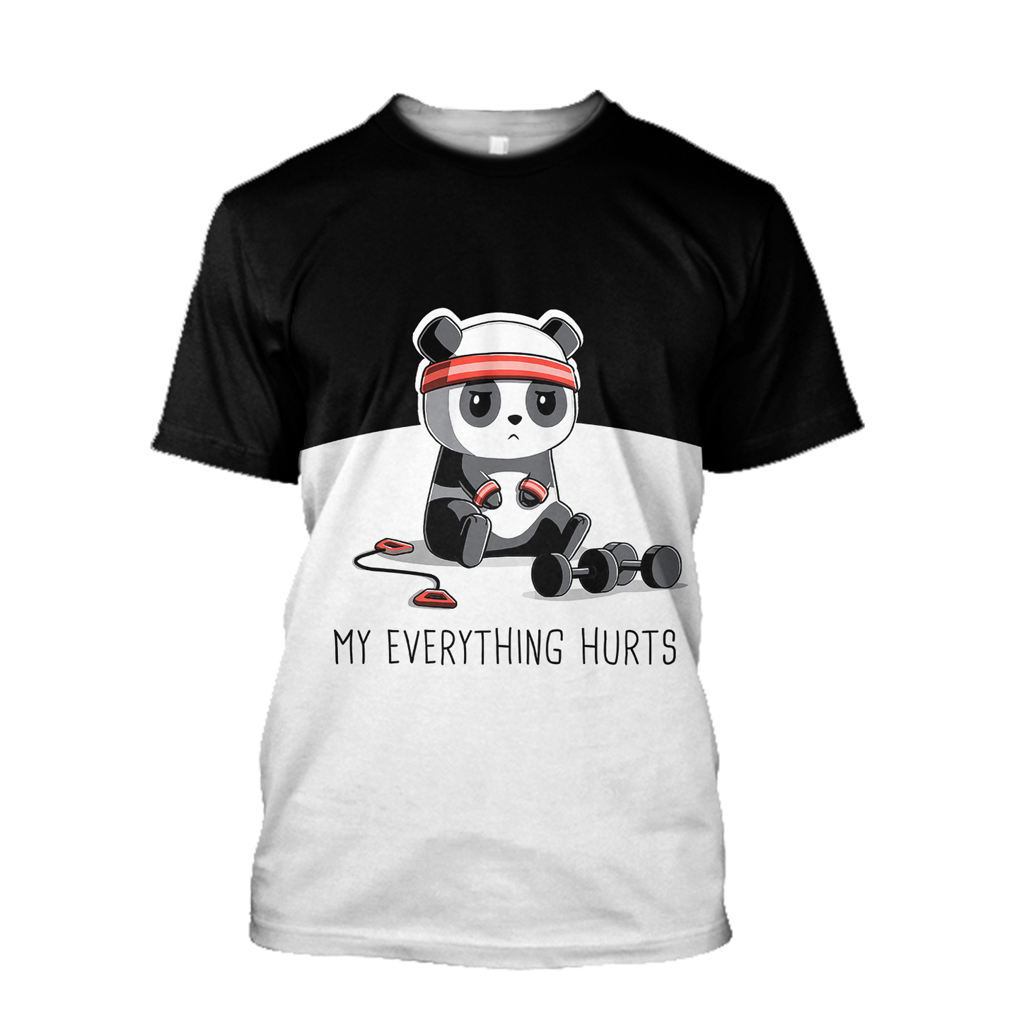 Love Gymmer Panda 3D all over printed shirts for men and women AZ251203 PL-Apparel-PL8386-T shirt-S-Vibe Cosy™