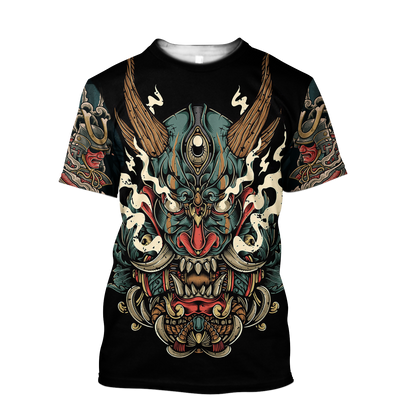 Samurai Tattoo Art Hoodie T Shirt For Men and Women HAC220602-NM-Apparel-NM-T-Shirt-S-Vibe Cosy™