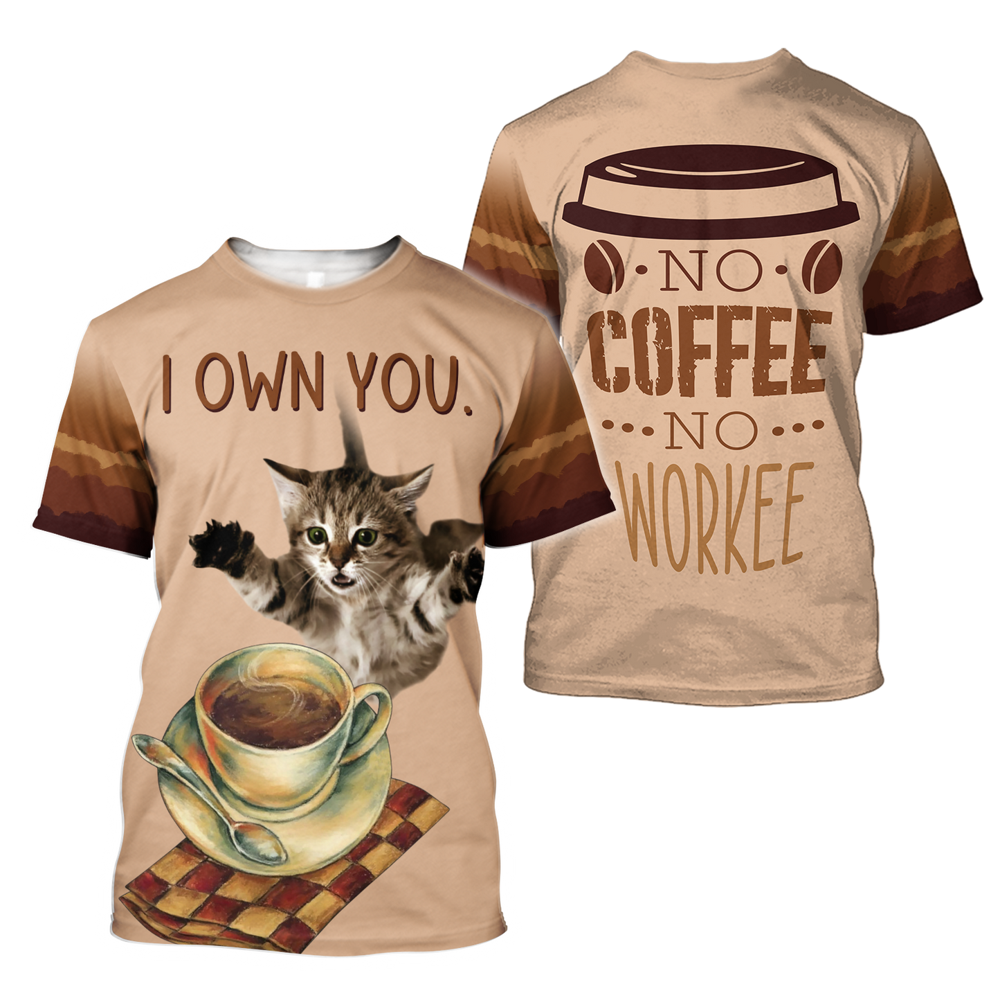 3D All Over Printed Differences Between Types Of World Coffee Shirts and Shorts Pi271105 PL-Apparel-PL8386-T shirt-S-Vibe Cosy™