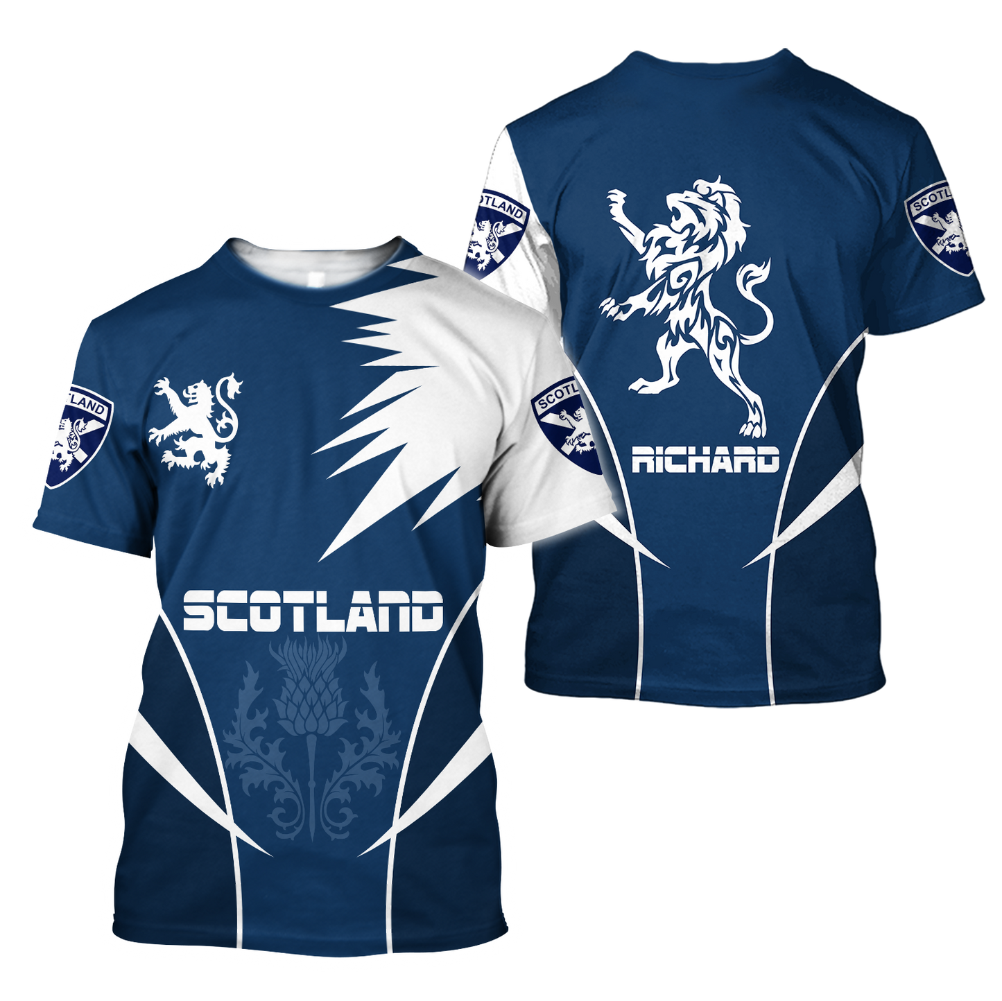 Scottish Rampant Lion Active Special Hoodie (Customize)-Apparel-PL8386-T-shirt-S-Vibe Cosy™