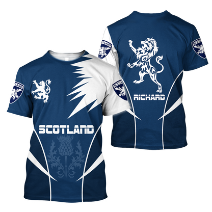 Scottish Rampant Lion Active Special Hoodie (Customize)-Apparel-PL8386-T-shirt-S-Vibe Cosy™