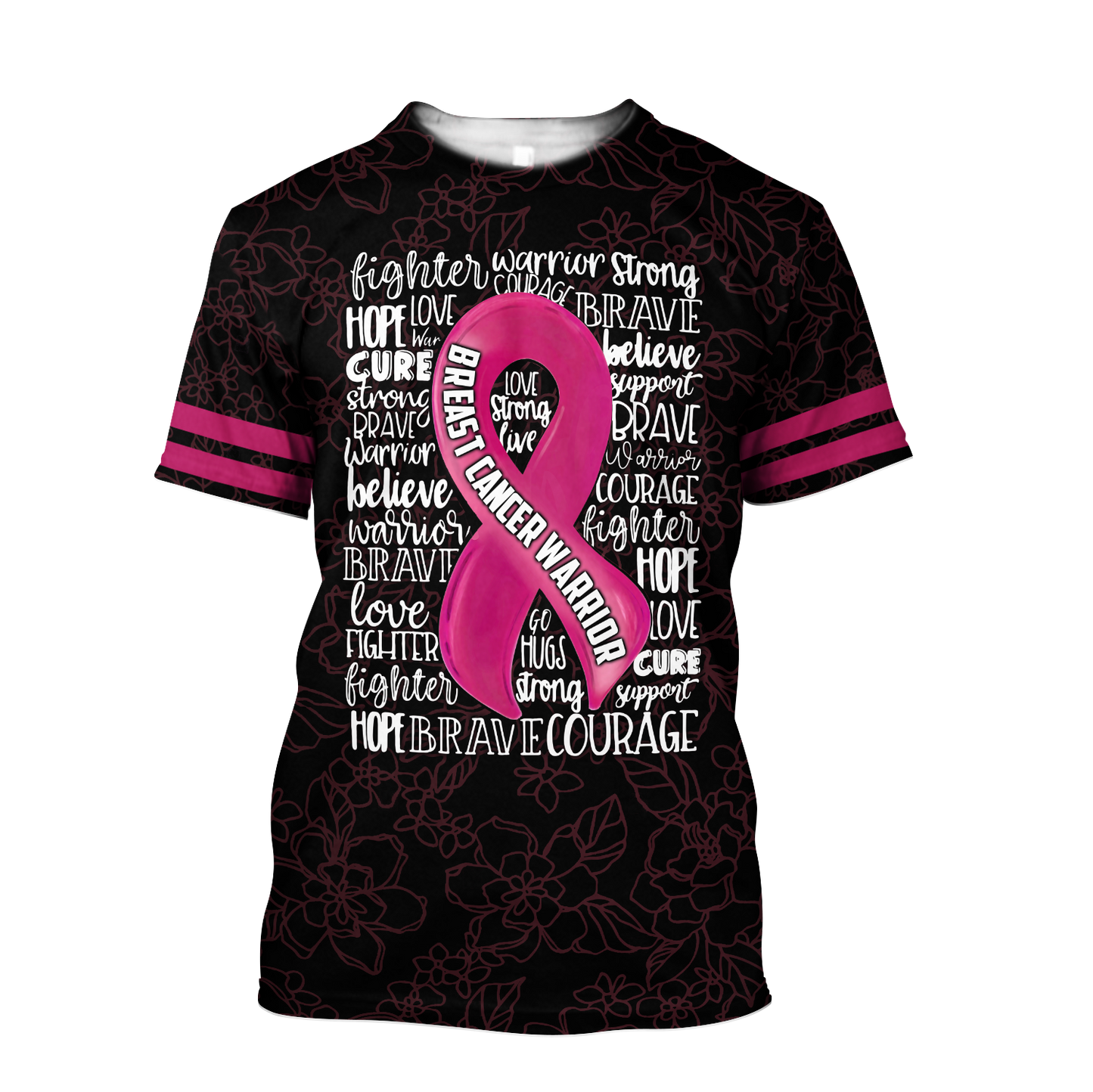 Breast cancer 3d hoodie shirt for men and women HAC200501S-Apparel-HG-T-shirt-S-Vibe Cosy™