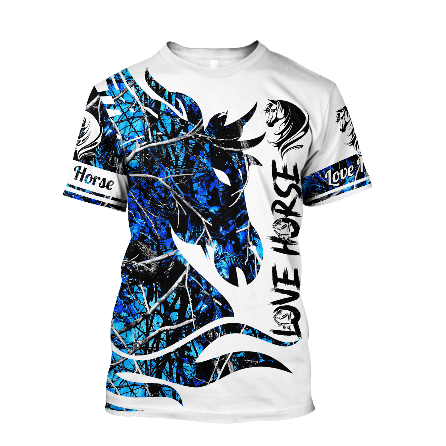 Beautiful Horse 3D All Over Printed shirt for Men and Women Pi060101-Apparel-NNK-T-Shirt-S-Vibe Cosy™